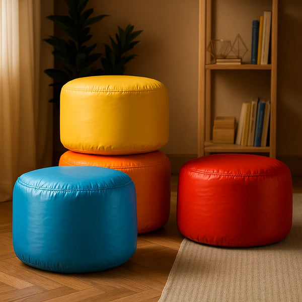 Set of 4 Round Bean Bags