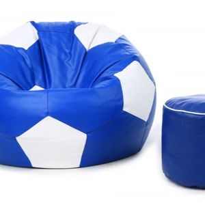 Open image in slideshow, The KickBack Football Bean Bag with Free Foot Stool!
