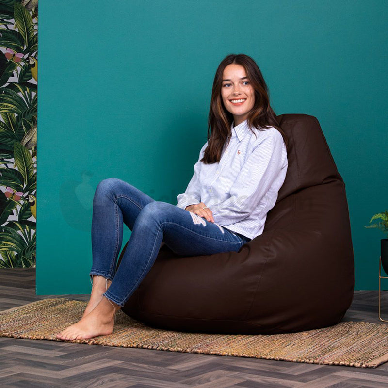 Faux Leather Gaming Bean Bag Recliner