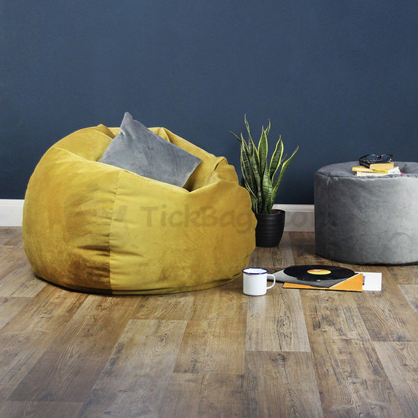 Velvet Zokoma Bean Bag