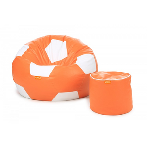 Open image in slideshow, The KickBack Football Bean Bag with Free Foot Stool!
