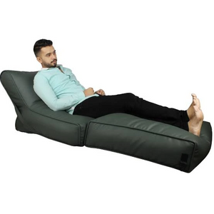 Open image in slideshow, Leather Sofa Cum Bed Bean bag
