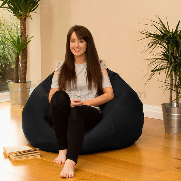 Leatherette Ovoid Bean Bag