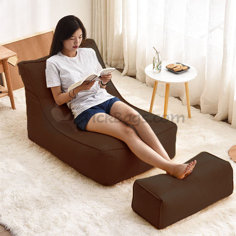 Lounger Bean Bag with Footstool